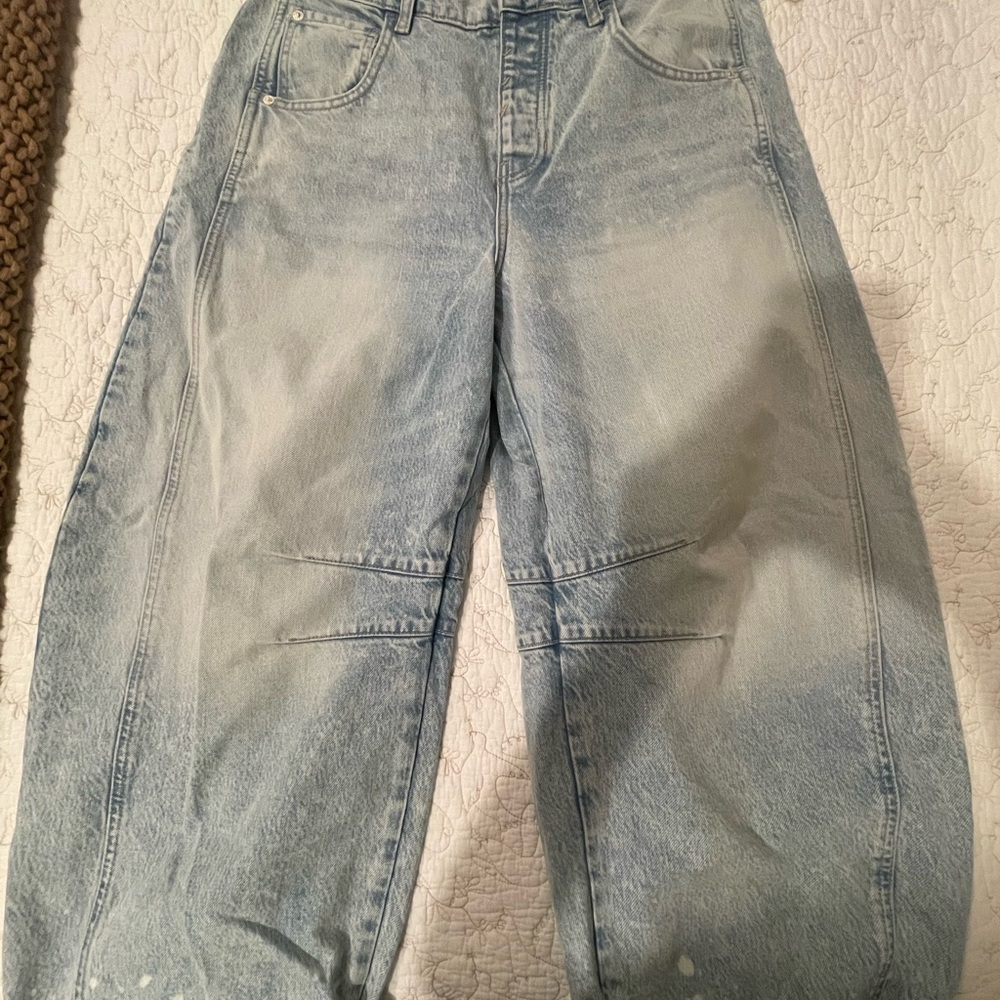 Free People Barrel Jeans sz 29